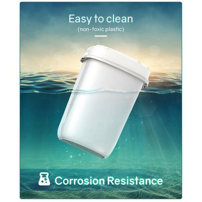 Multi Curved Trash Bin, Floor Standing or Wall Mounted, Black, 32 L
