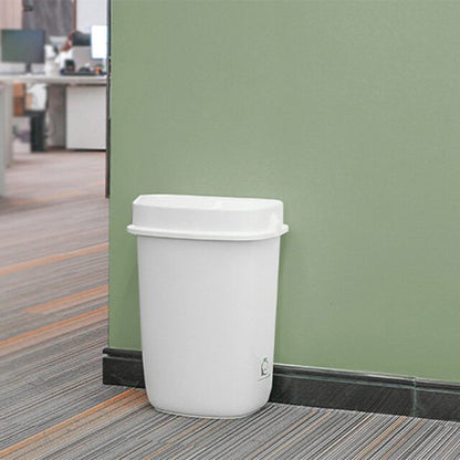 Multi Curved Trash Bin, Floor Standing or Wall Mounted, Black, 32 L