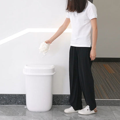 Multi Curved Trash Bin, Floor Standing or Wall Mounted, Black, 32 L