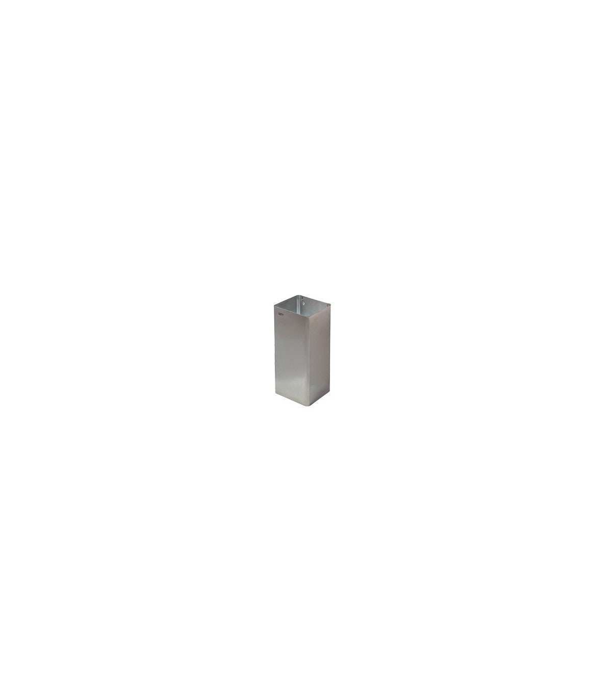 Waste receptacle no lid 80L stainless steel satin pp1080cs