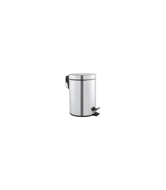 12L Bright Stainless Steel Pedal Bin