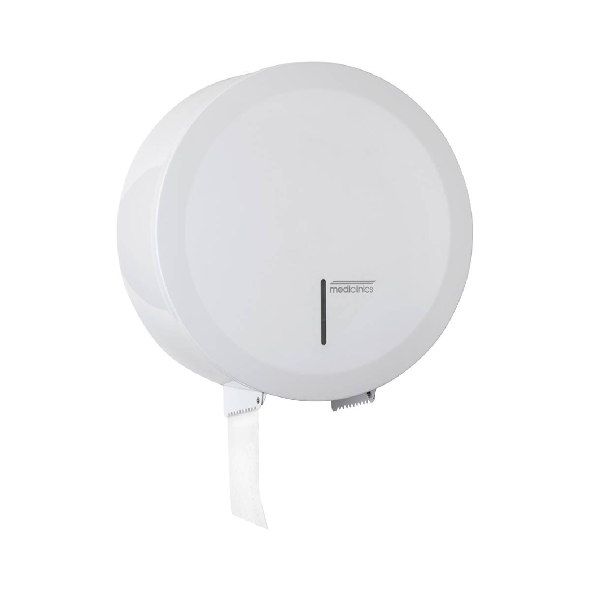 Mediclinics Toilet Paper Dispenser, Steel White Epoxy