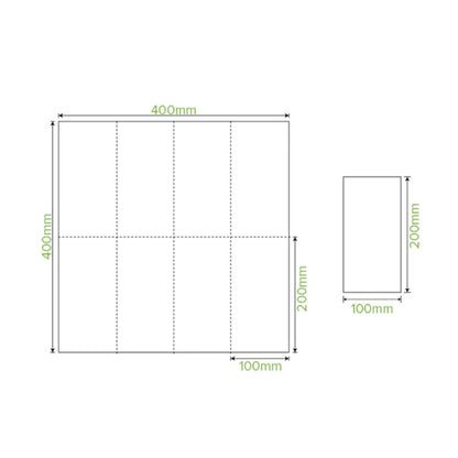 Premium Paper Quilted Napkins, White, 1000 Napkins