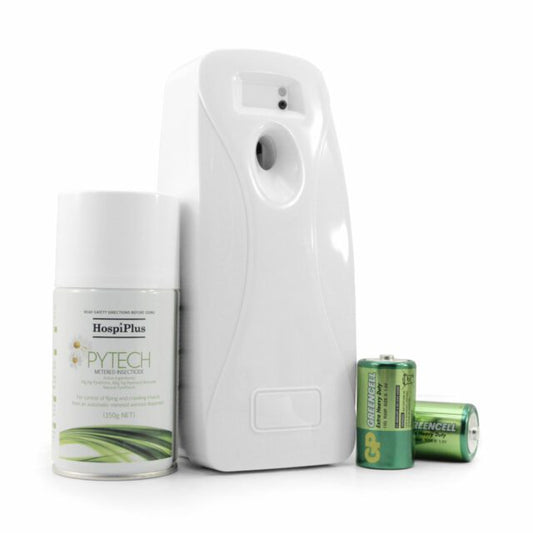Pytech Automatic Multi-insect Control System Starter Kit – Aerosol Dispenser, Battery & Refill