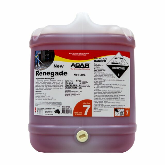 Agar Renegade Degreaser Detergent