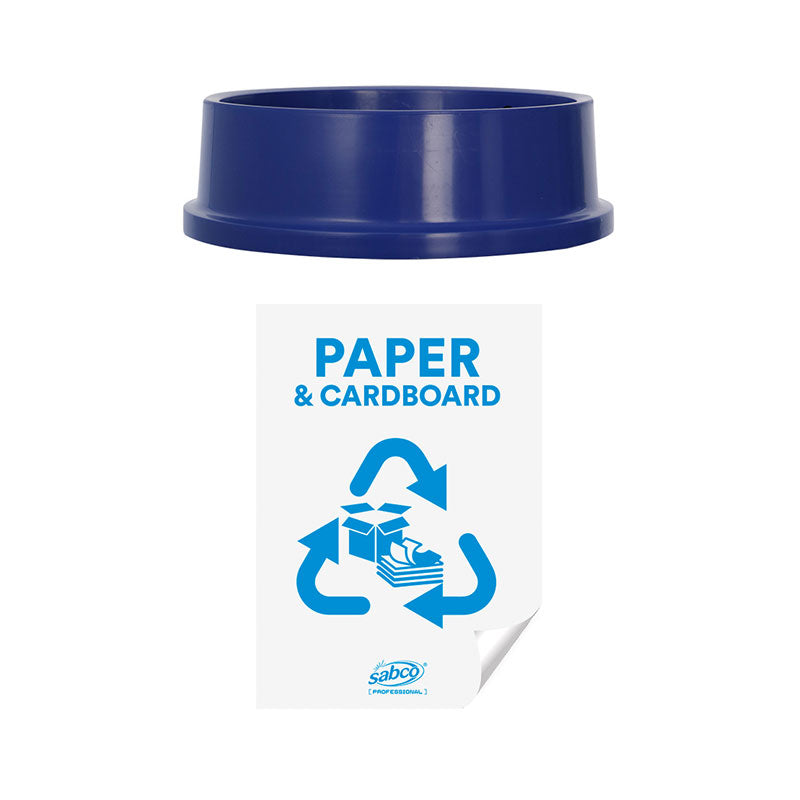 Sabco EnviroPlastic 60L Recycling Station Swing Lid - Colour Coded
