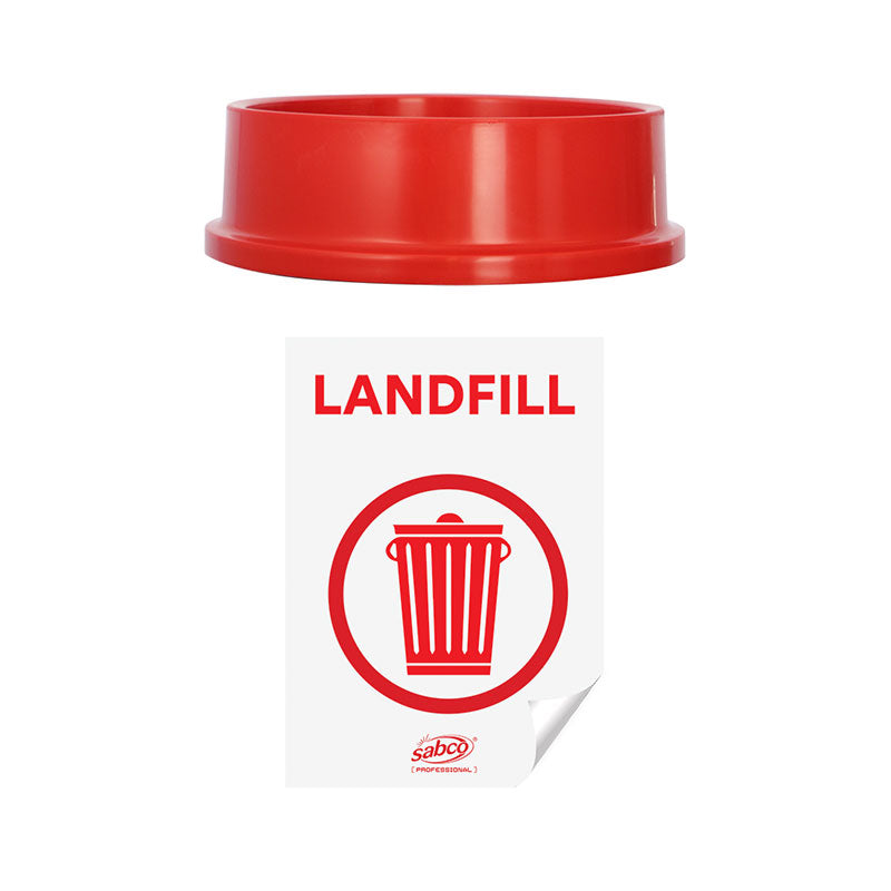 Sabco EnviroPlastic 60L Recycling Station Swing Lid - Colour Coded
