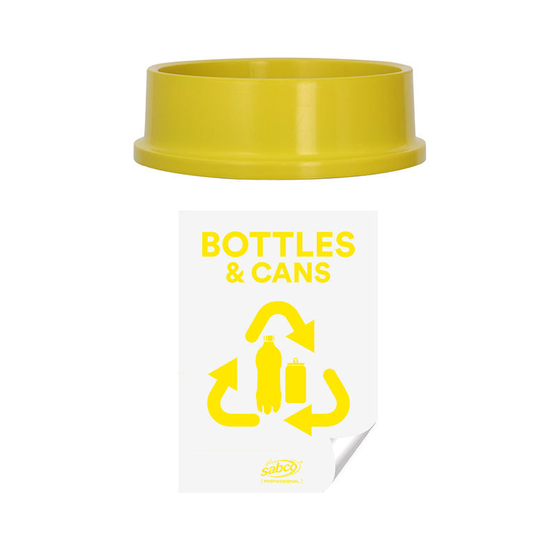 Sabco EnviroPlastic 60L Recycling Station Swing Lid - Colour Coded
