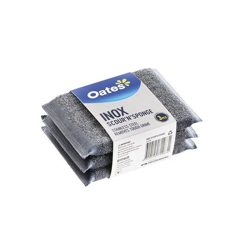 Inox Scour N Sponge, 3 Pack – Hospeco PTY LTD