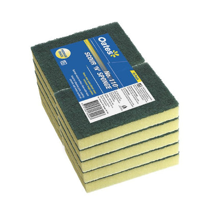 DuraClean Scour 'N' Sponge Heavy Duty, 10 Pack