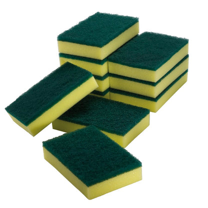 DuraClean Scour 'N' Sponge Heavy Duty, 10 Pack