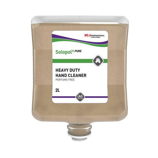 Solopol PURE Solvent-Free Heavy Duty Hand Cleansing Paste, 2L Cartridge