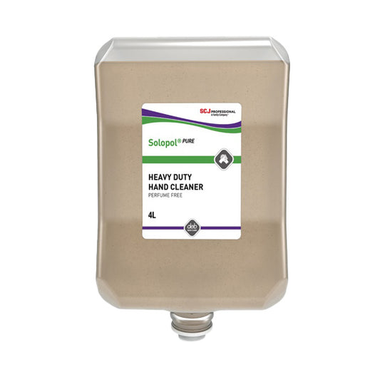 Solopol PURE Solvent-Free Heavy Duty Hand Cleansing Paste, 4L Cartridge
