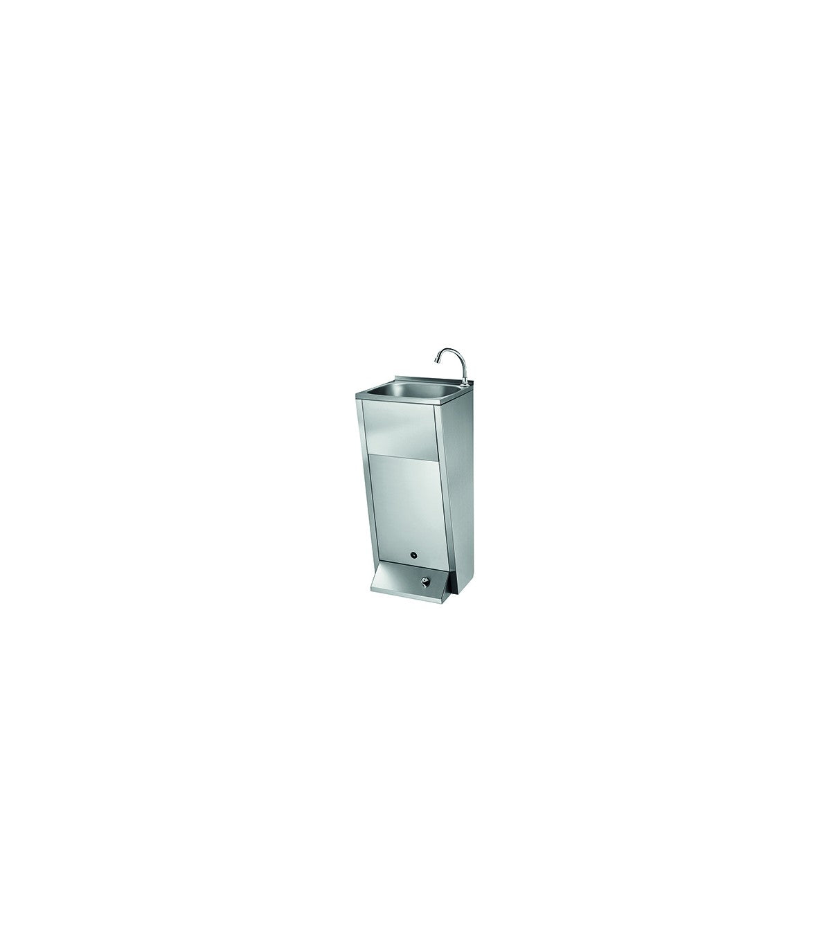 Foot Pedal Wash Basin AISI 304 Stainless Steel Satin Finish 391x390x850 mm