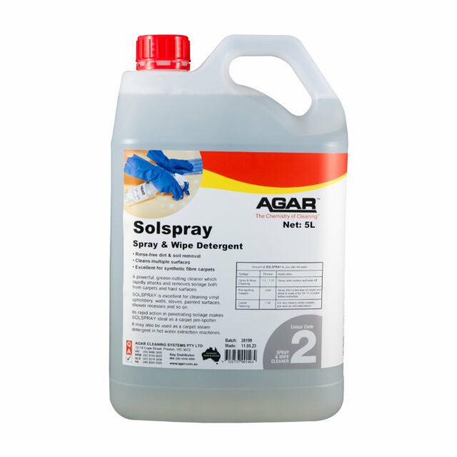 Agar Solspray Spray and Wipe Detergent