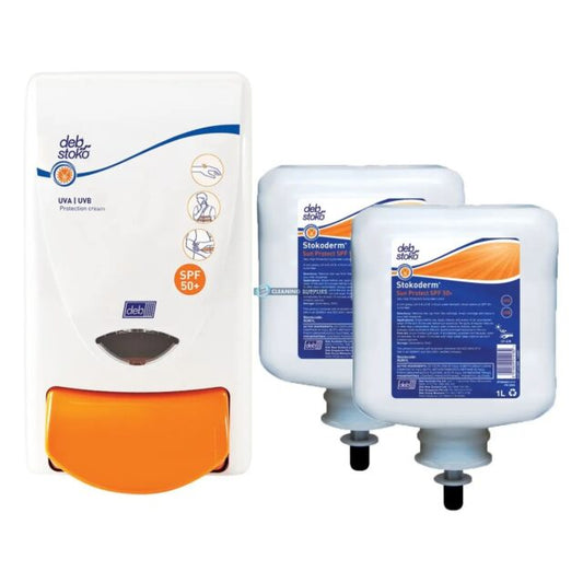 Stokoderm Sun Protect 1L Starter Pack (3 Cartridge and 1 Dispenser)