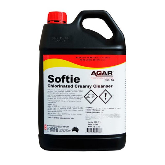 Agar Softie Chlorinated Creamy Cleanser, 5L