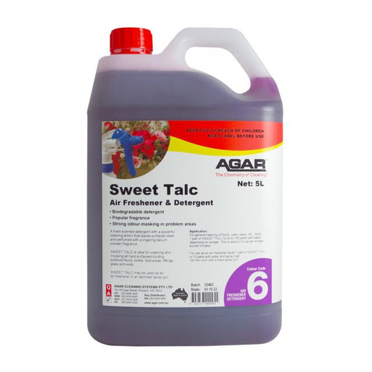 Agar Sweet Talc Air Freshener Detergent, 5L