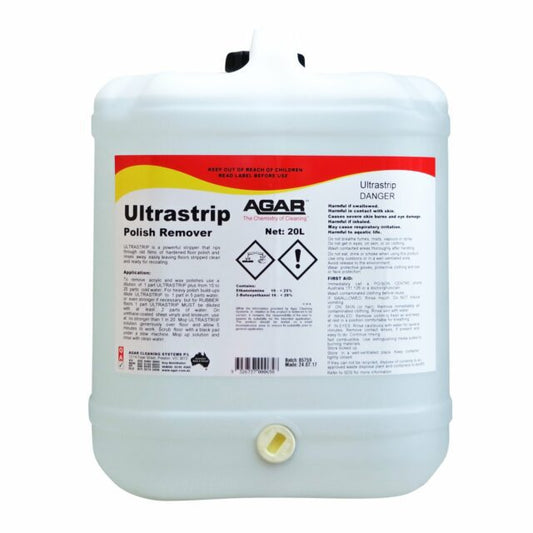 Agar Ultrastrip Polish Remover, 20L