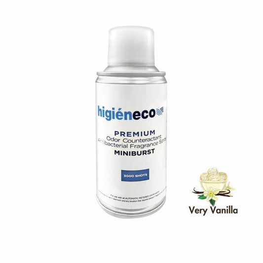 Higieneco MiniBurst 1.0 Aerosol Air Freshener Automatic Fragrance Refill, Antibacterial, 3000 Sprays, 110 mL