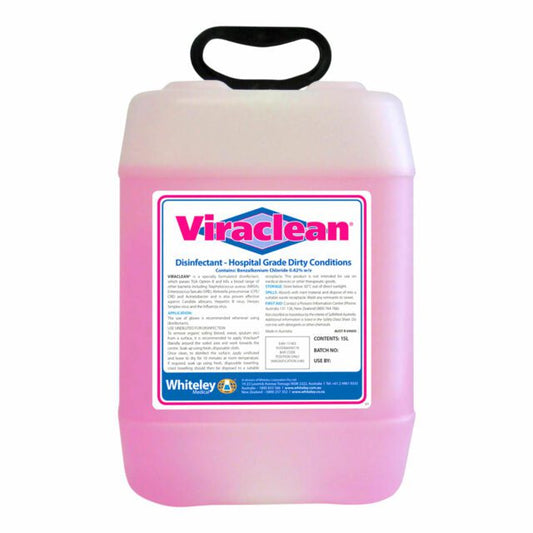 Whiteley Viraclean Hospital Grade Disinfectant, pH Neutral and Non-Corrosive