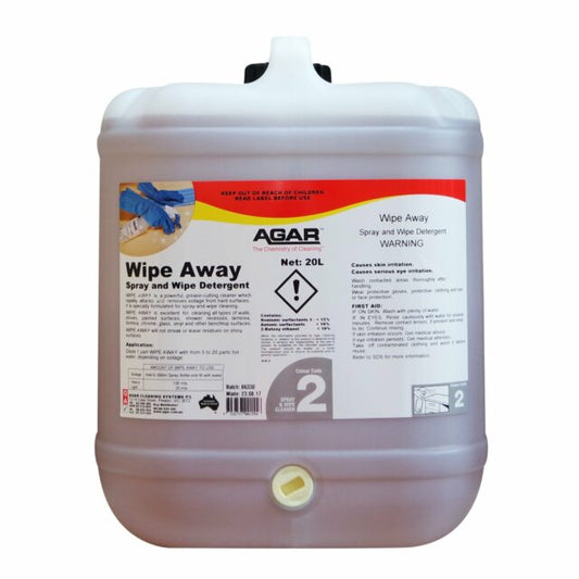 Agar Wipe Away Spray and Wipe Detergent