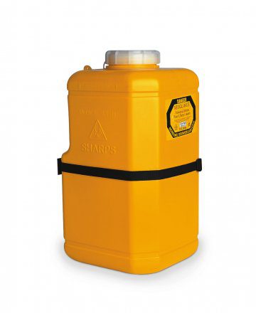 Sharps Container Wall Strap Suit 10 L