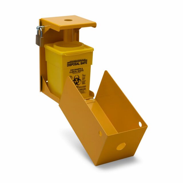 2 mm Steel Safety Hinged Case for Sharp Containers 2 L
