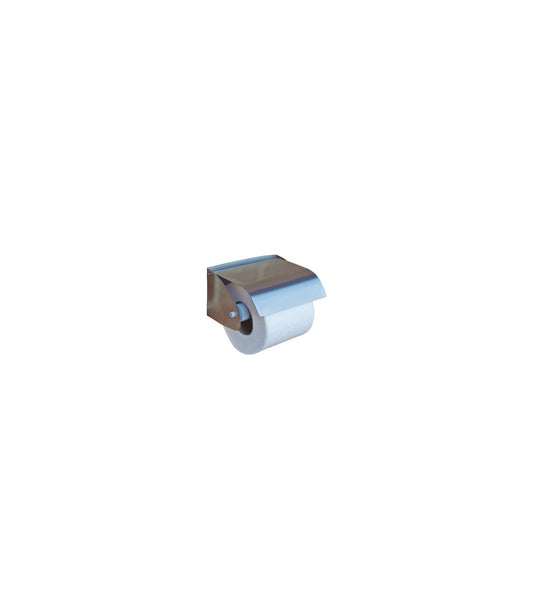 Toilet paper holder with cover (small) Satin