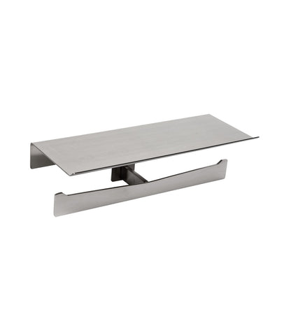 Mediclinics Aura Double Toilet Roll Holder with Shelf
