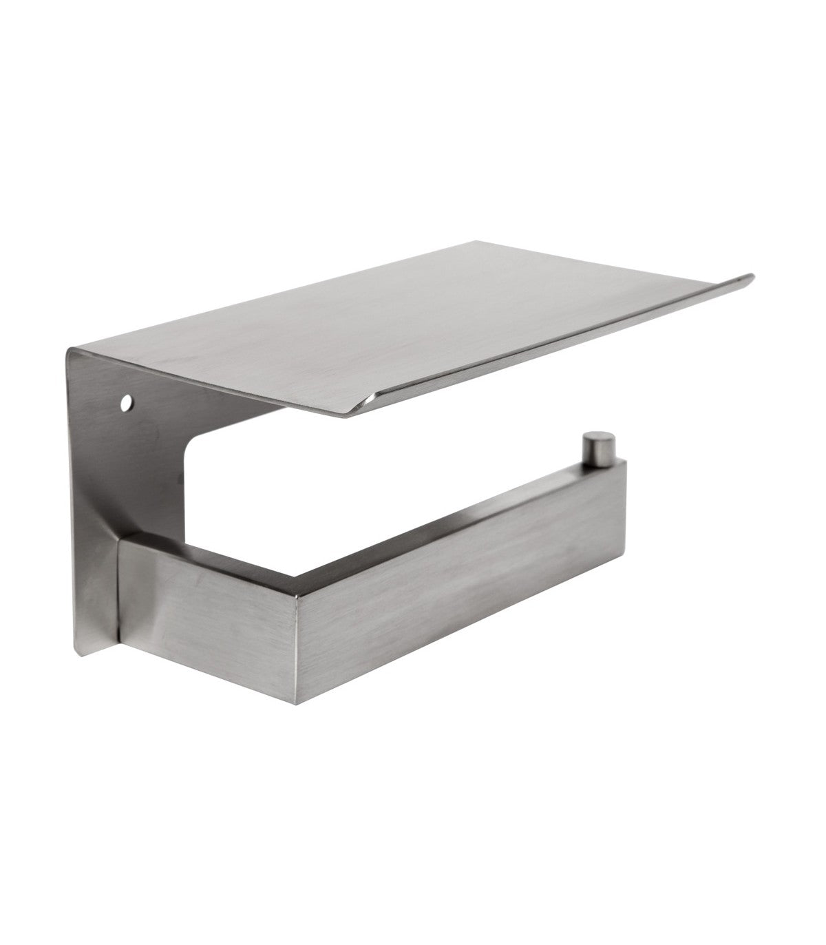 Harmonia Toilet Paper Holder with Shelf Satin