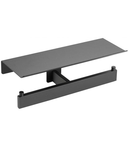 Mediclinics Harmonia Double Toilet Paper Holder with Shelf