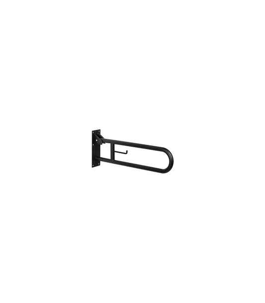 Swing-up grab bar black epoxy