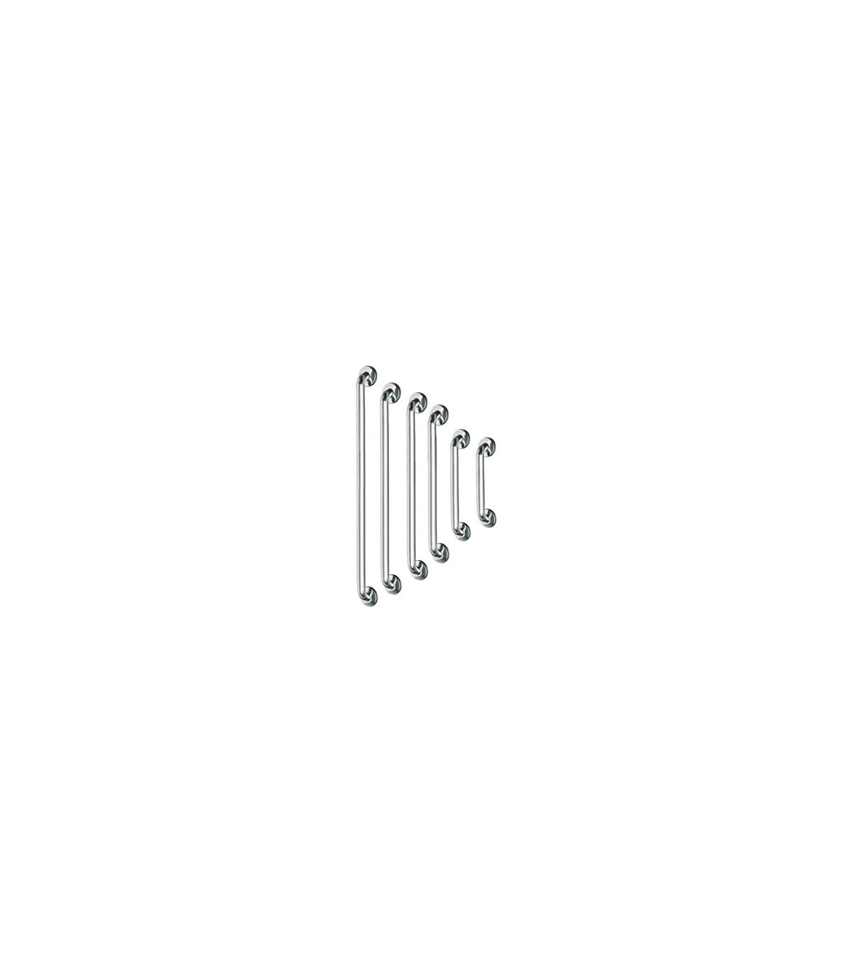 Straight Grab Bar AISI 304 Stainless Steel Bright 387mm