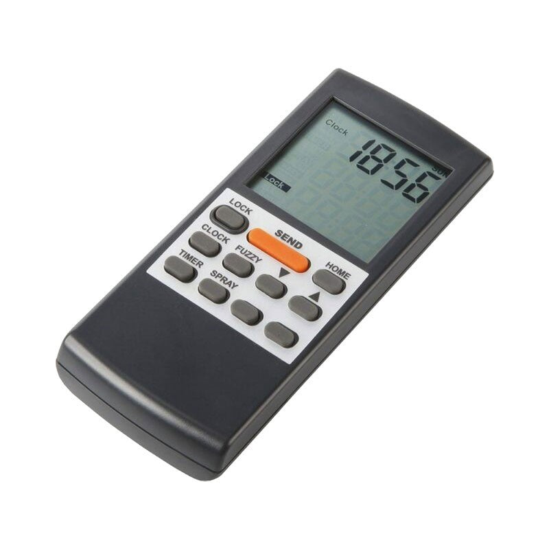 Hospeco ARO-500 fragrance diffuser remote control with digital display and programmable buttons for scent intensity.