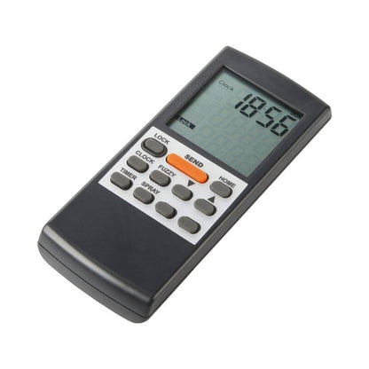 Hospeco ARO-500 fragrance diffuser remote control with digital display and programmable buttons for scent intensity.