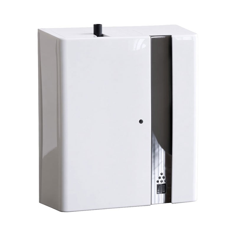 Hospeco ARO-500 white commercial fragrance misting diffuser with a sleek vertical metallic accent panel.