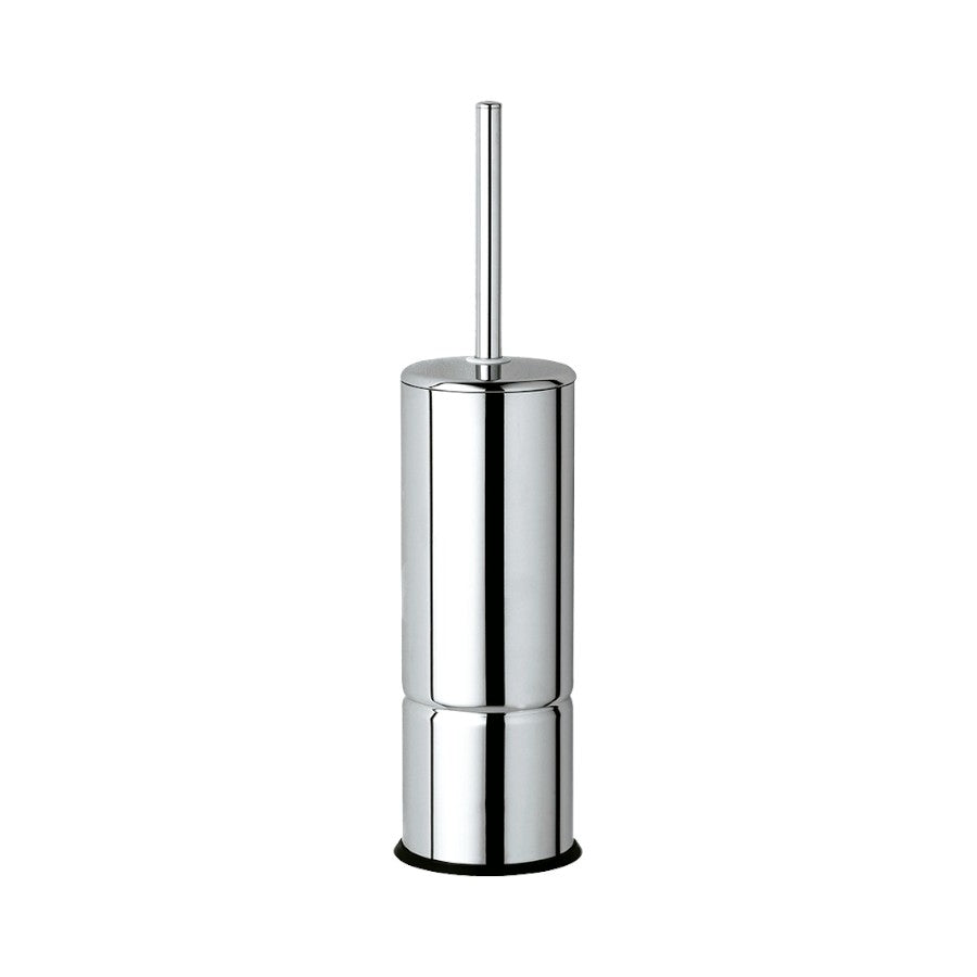 Hospeco Mediclinics chrome-plated brass toilet brush holder with a bright finish and durable sisal fiber brush.