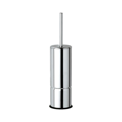 Hospeco Mediclinics chrome-plated brass toilet brush holder with a bright finish and durable sisal fiber brush.