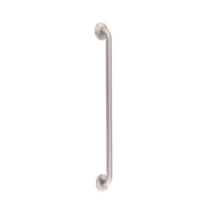 Hospeco Mediclinics 997mm straight grab bar in durable satin finish AISI 304 stainless steel for bathroom safety.