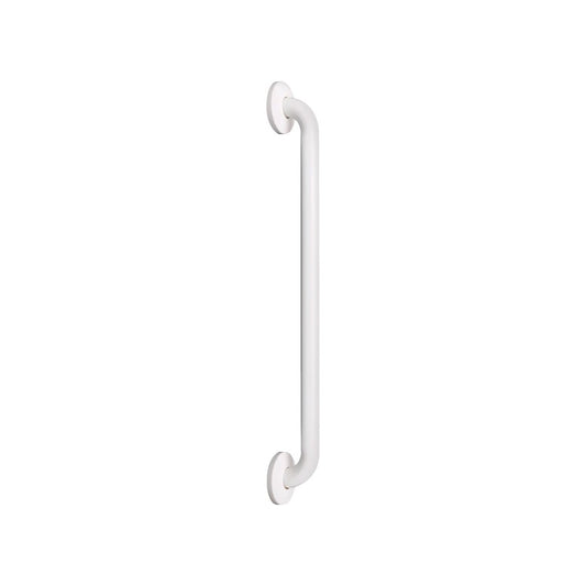 Hospeco Mediclinics 540mm straight grab bar in white epoxy finish with concealed wall brackets for bathroom safety.