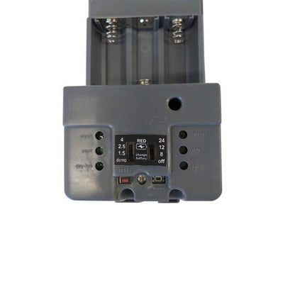 Hospeco MS-280 scenting diffuser control panel with battery compartment and adjustable settings for fragrance intensity