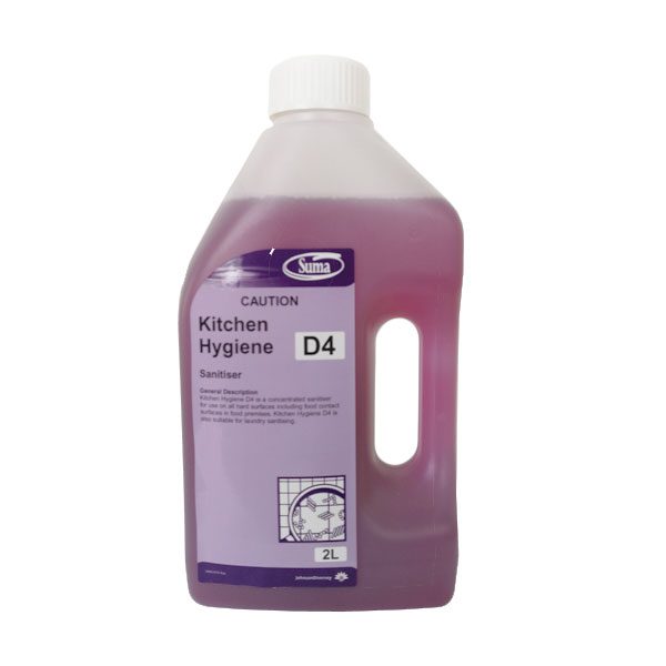 Diversey Kitchen Hygiene D4, Concentrated Sanitiser 2L
