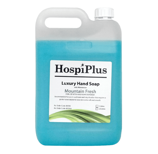 Hospiplus Blue Luxury Liquid Handwash, Hand Soap with Moisturiser, 5 L