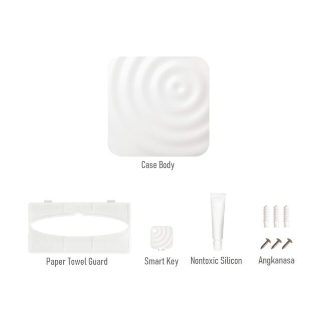 Karim Rachid White Towel Dispenser