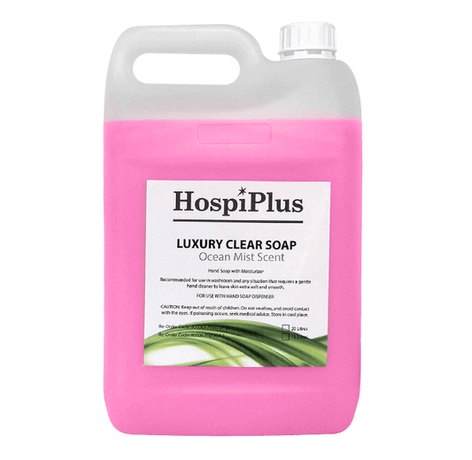 HospiPlus Pink Liquid Hand Soap, Luxury Hand Wash with Moisturiser, 5 L