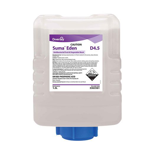 Suma Eden D4.5, 1.5L Antibacterial Fruit and Vegetable Wash