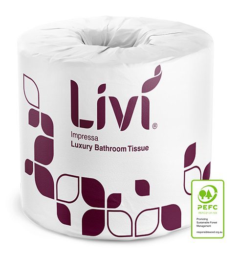3005_Rolls_Livi Impressa_Toilet Tissue 3Ply 225s_PEFC