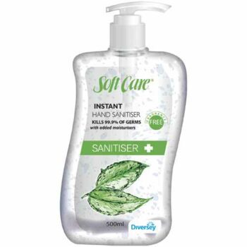 Soft Care Instant Hand Sanitiser Fragrance Free, 500 mL
