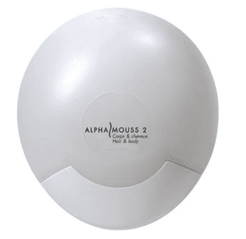 AlphaMouss Dispenser White Ivory, 3-In-1 Gel for Hair, Body, and Hands, 350 mL
